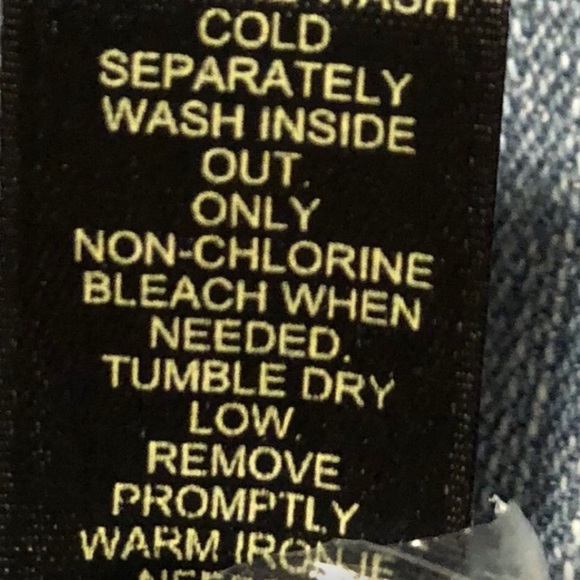 Cato size 10 blue high rise lined distressed jeans cropped at ankle - Picture 6 of 9